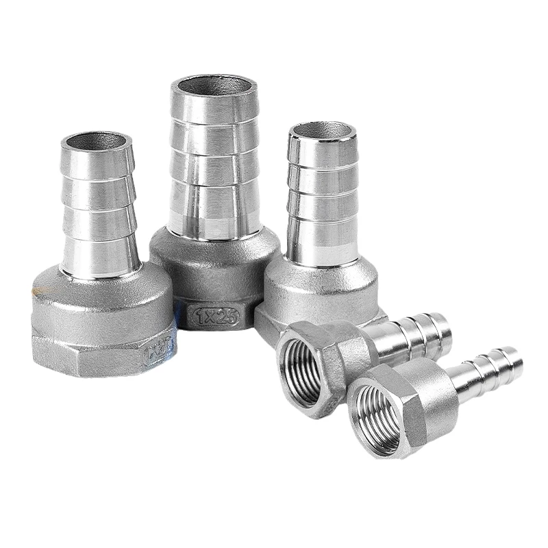 Accesorio de rosca interior de manguera Flexible, acero inoxidable 304 1/8 "1/4" 3/8 "1/2" BSP, accesorio reductor de tubo de piel de rosca interior