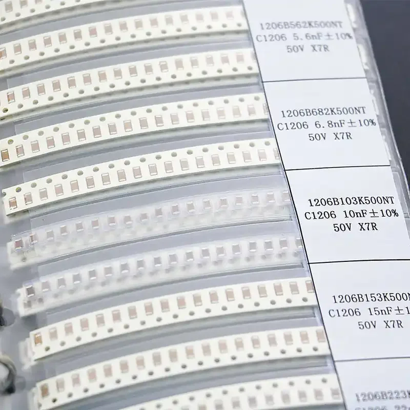 0402 0603 0805 1206 SMD Kit surtido de condensadores cerámicos multicapa 0.5pF-22uF Smd libro de muestra DIY - imagen 3