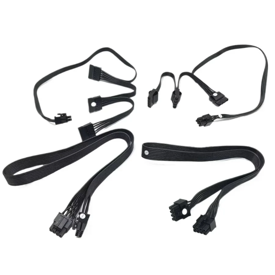 Cable de alimentación SATA IDE Molex de 8 pines y 6 pines para módulo TT Toughpower Grand RGB serie TPG-0650F-R TPG-0850F-R 750AH3FSG-R 650 750 850 - imagen 2