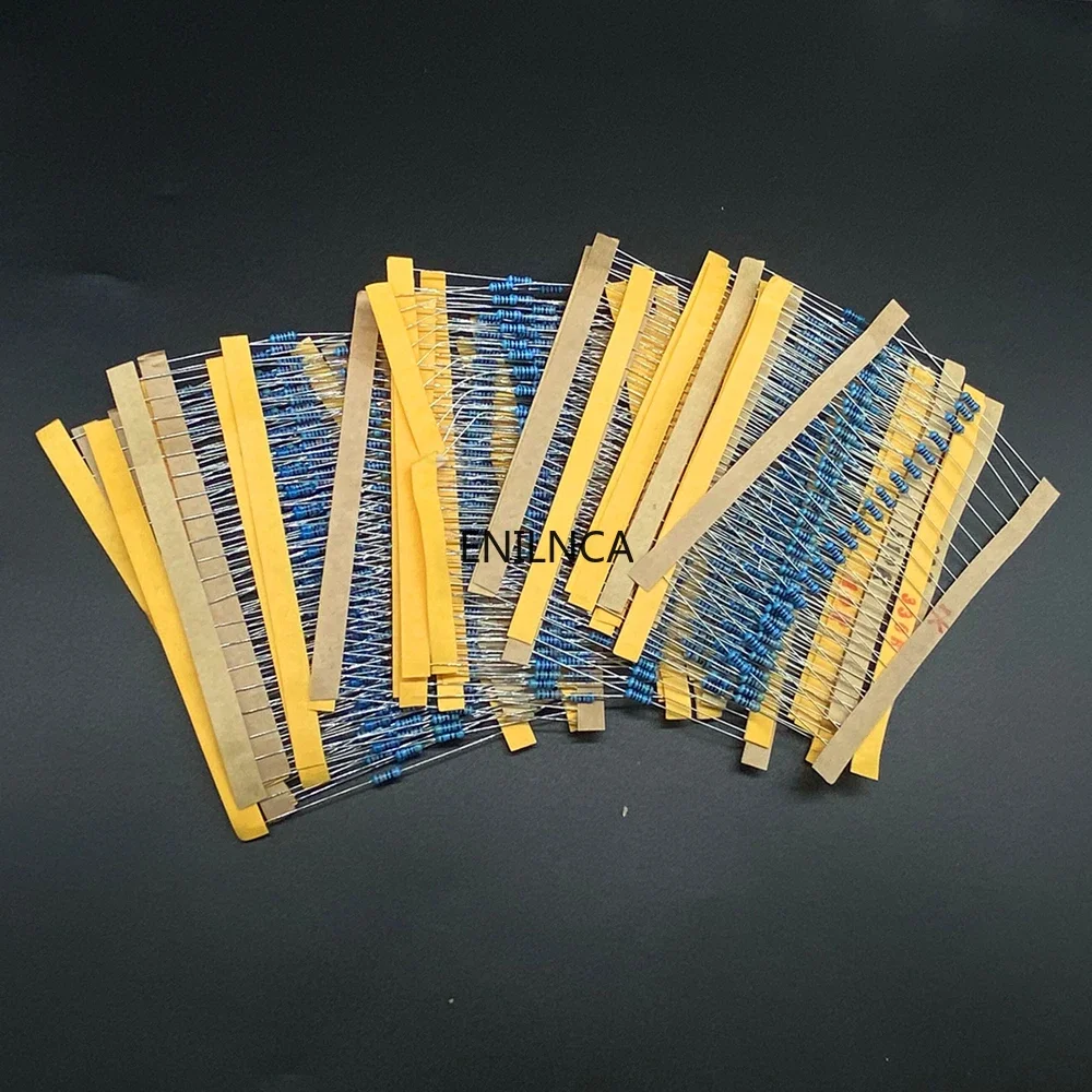 Kit surtido de resistencias de película metálica, diodos led, condensador electrolítico, conjunto de cerámica, paquete de transistores, Kits de componentes electrónicos diy - imagen 5