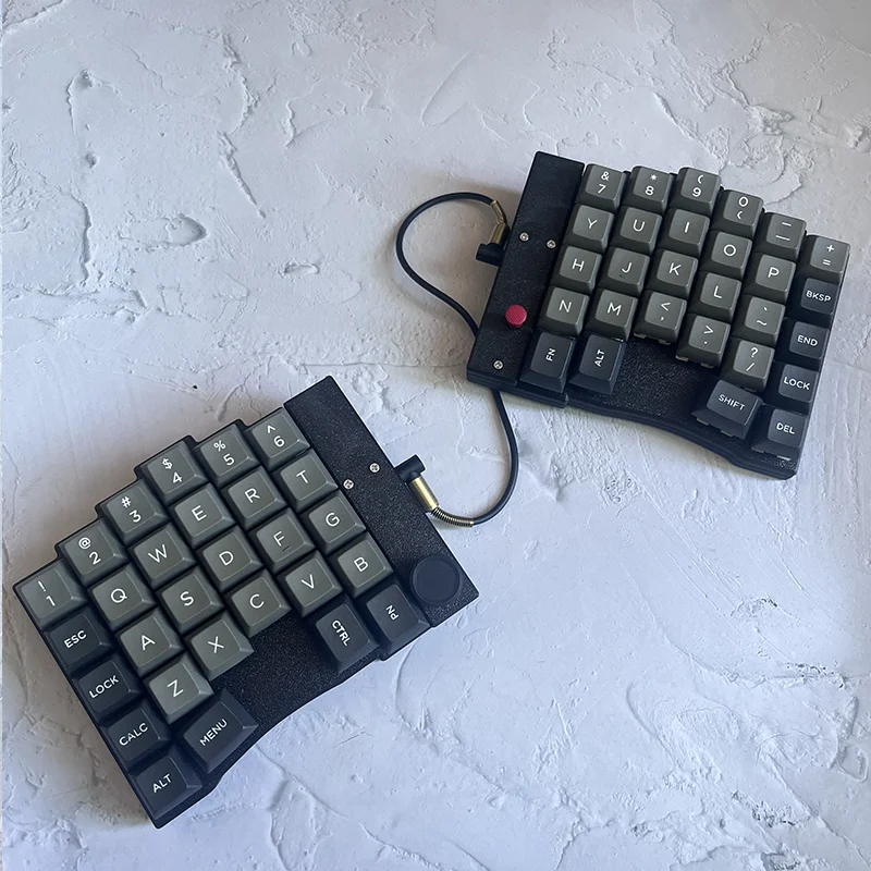 DO52/DO52pro teclado pequeño de punto rojo 40% DIY ThinkPad teclado adhesivo ratón teclados divididos teclado de juego de oficina personalizado