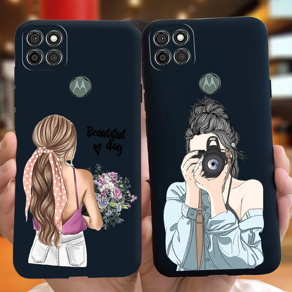 Funda con diseño de Margarita y girasol a la moda para Motorola Moto G9 Power MotoG9 G 9 Play Plus 4G, funda de silicona suave para MOTO G9 G9Play - imagen 3