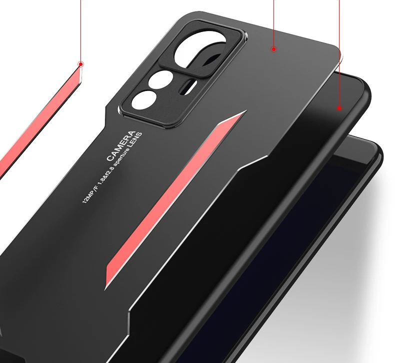 Funda de TPU suave de lujo para Xiaomi Mi 12T, 11T, 12, 11 Pro, borde de aleación de aluminio, cubierta trasera protectora para Xiaomi Mi 12X, 11 Lite Ultra - imagen 4