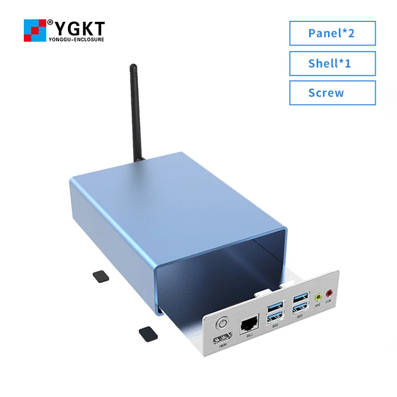 Caja controladora de aluminio para protección de equipos industriales, carcasa de placa PCB, suministro de fábrica, servicio personalizado, J36, 120x46mm - imagen 2