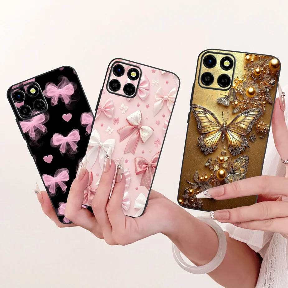 Para Infinix Smart 6 HD funda X6512 elegante mariposa cubierta pintada suave TPU funda de teléfono para Infinix Smart 6 Plus Smart 6 HD Fundas - imagen 3