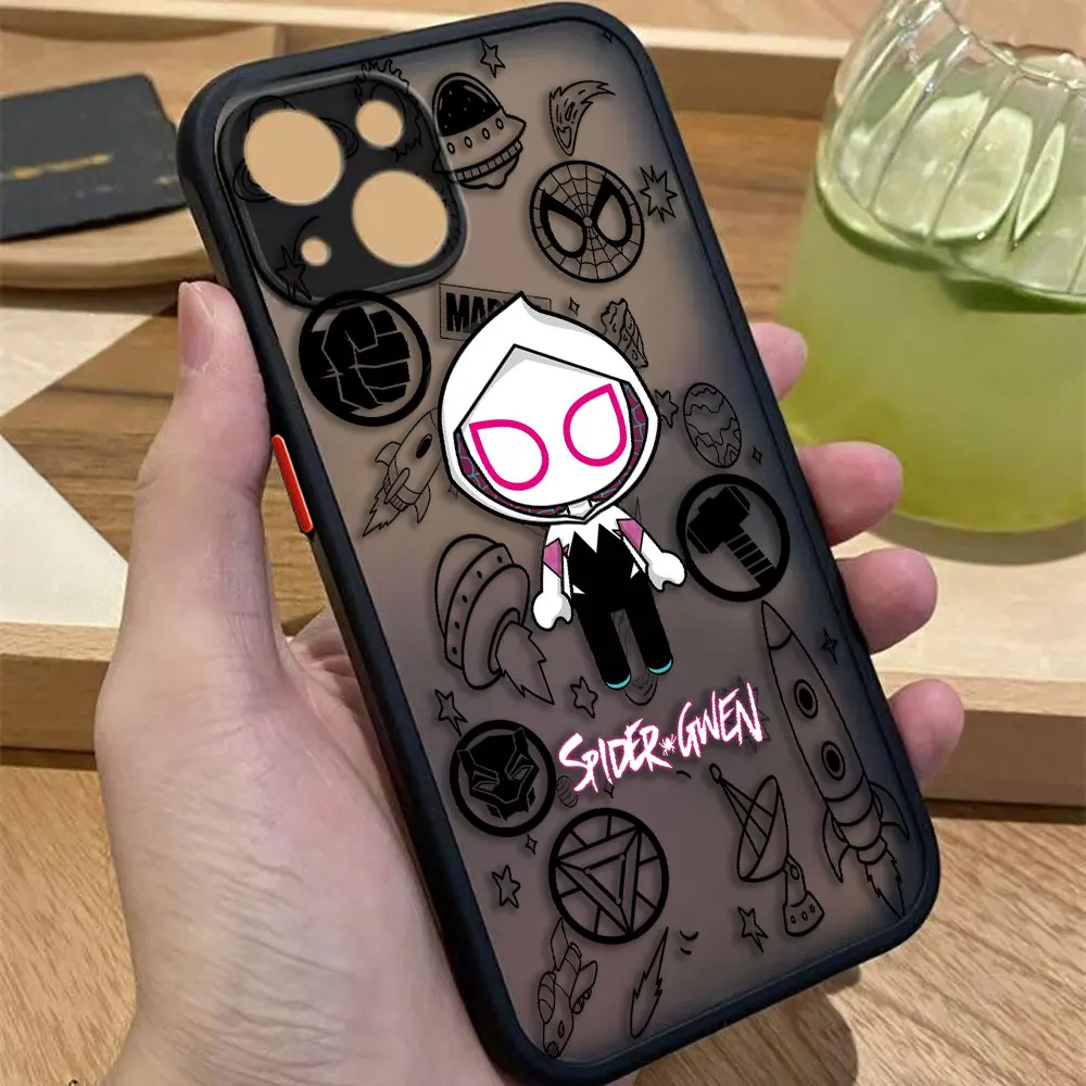 Funda de teléfono mate Marvel Space Ironman Spider-Man para HUAWEI P40 MATE 20 30 NOVA 3I 4 7 7I 6 Y70 Y6P Y9 HONOR 20 70 90 X7 X8 - imagen 5