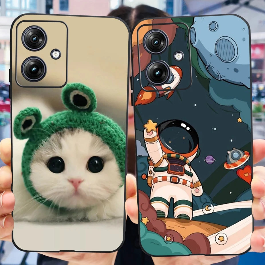 Para Motorola Moto G54 funda XT-2343-1 elegante Popular pintado Shell funda de teléfono de silicona suave para Moto G54 G 54 MotoG54 contraportada - imagen 5