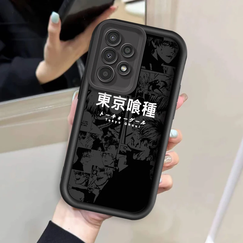 Tokyo Ghoul Anime Popular para Samsung A73 A71 A54 A53 A52 A51 A33 A32 A21S A14 A13 A12 A25 A04 A05 5G Eye Ladder Funda - imagen 3