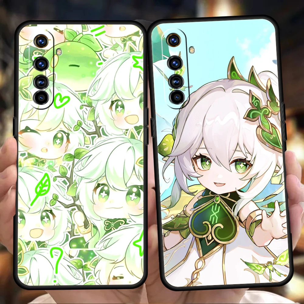 Genshin-funda de teléfono Nahida de impacto para Realme 13 12 11 10 9 8 5G 7 C25 C35 GT5 GT3 GT2 Pro Plus para Realme GT Neo 2 3 3T 5