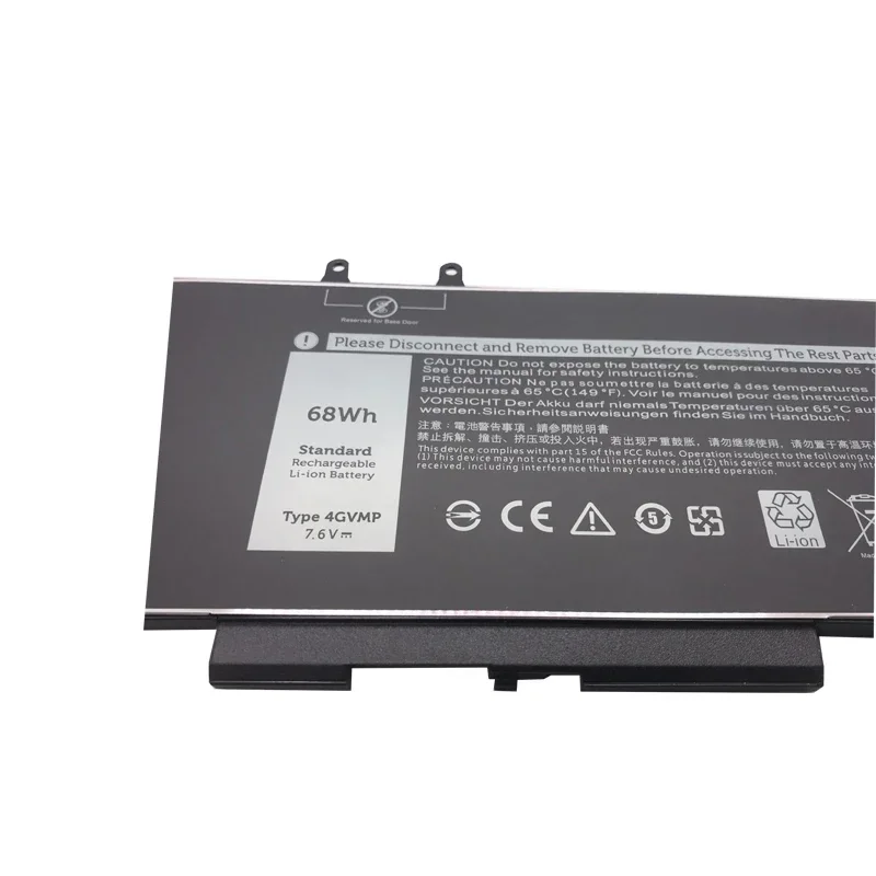 Venta al por mayor nueva batería de ordenador portátil para Dell Latitude 5400 5410 5500 Precision 3540 3550 Inspiron 7590 2 en 1 4GVMP 7,6 V 68WH - imagen 5