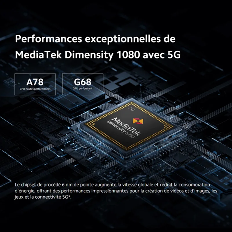 Xiaomi-SmartPhone Redmi Note 12 5G, NFC,6GB/128GB, 6,67 "amoed FHD +, 120Hz,Snapdragon® 4, 33W de carga rápida, 5000 mAh, edición Global - imagen 2