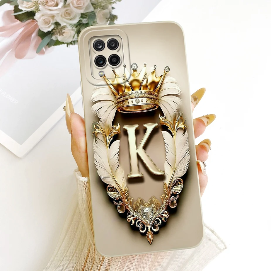 Para Samsung Galaxy A22 4G funda SM-A225F Cool Crown letras cubierta suave TPU funda de teléfono para Samsung A22 A 22 42 Galaxy A42 5G Shell - imagen 3