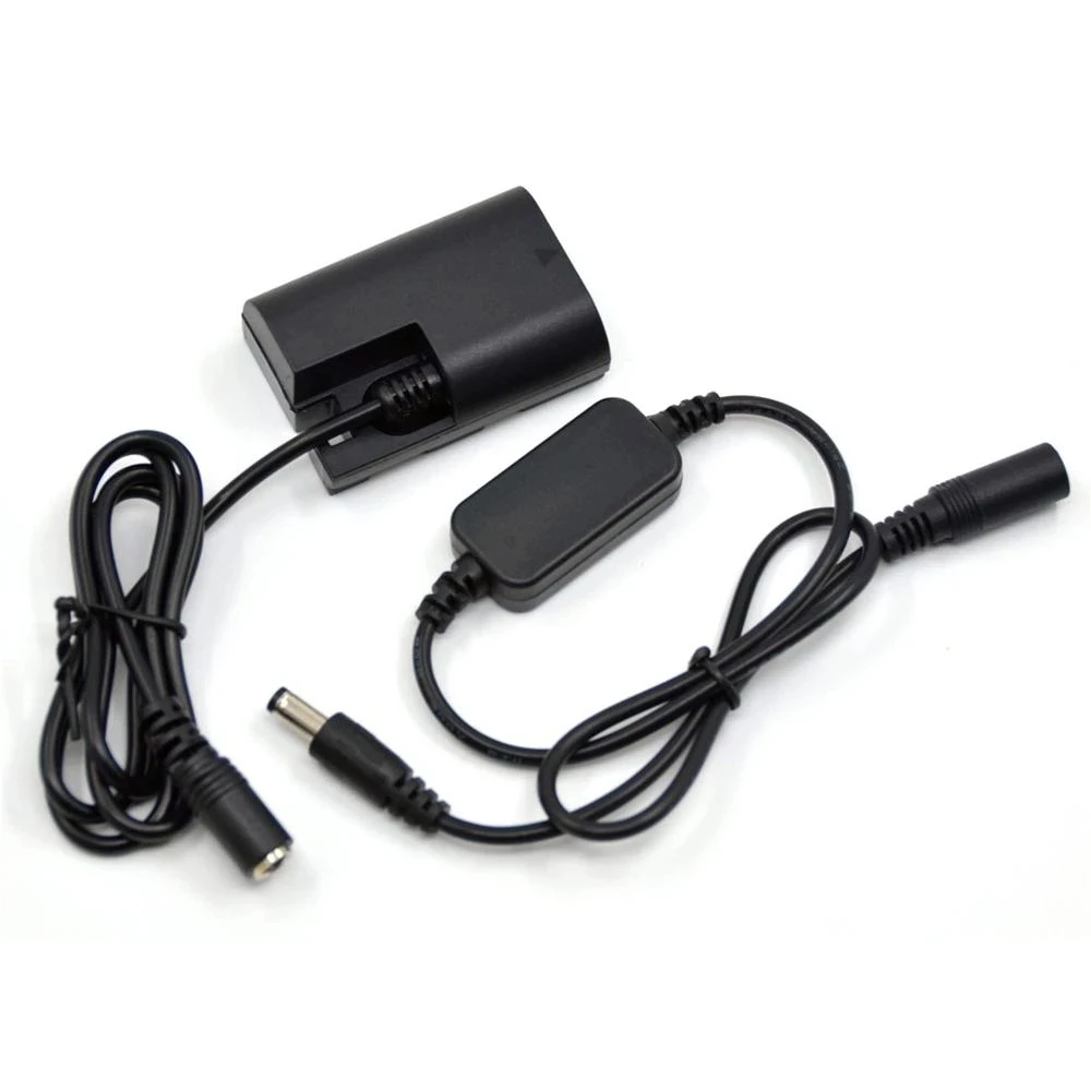 Batería simulada decodificada completa de DR-E6, Cable de alimentación reductor de 12V-24V para Canon EOS 5D, 6D, 7D, 60D, 70D, 80D, 5D3, 5D4, 5DS, R, 5D, Mark II - imagen 3