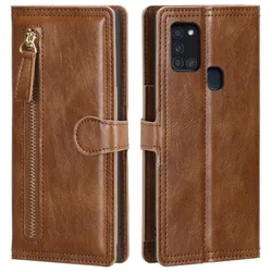 Funda Billetera Cuero Samsung Galaxy A21s - Con Tarjetero
