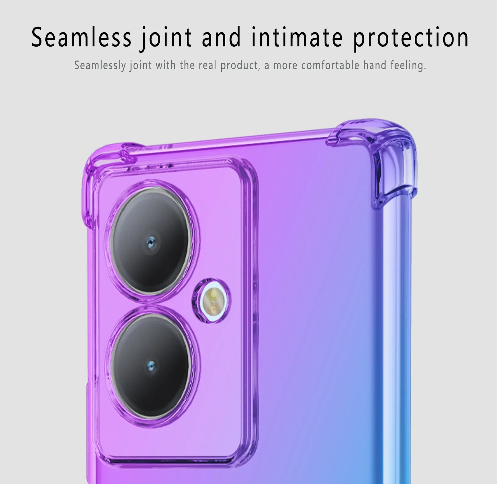 Funda de TPU con Airbag degradado a prueba de golpes para Vivo V29 Lite 5G V27 Pro V25E 5G, funda protectora, Coque - imagen 3