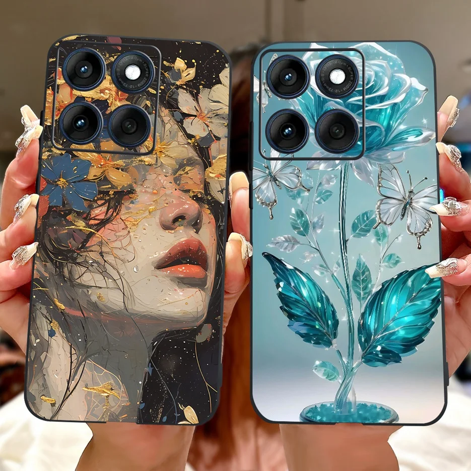 Para Motorola Edge 60 funda Edge 60S XT2505-1 funda pintada de moda funda de teléfono suave de TPU para Motorola Edge 60 Fusion Edge60 5G bolsas - imagen 3