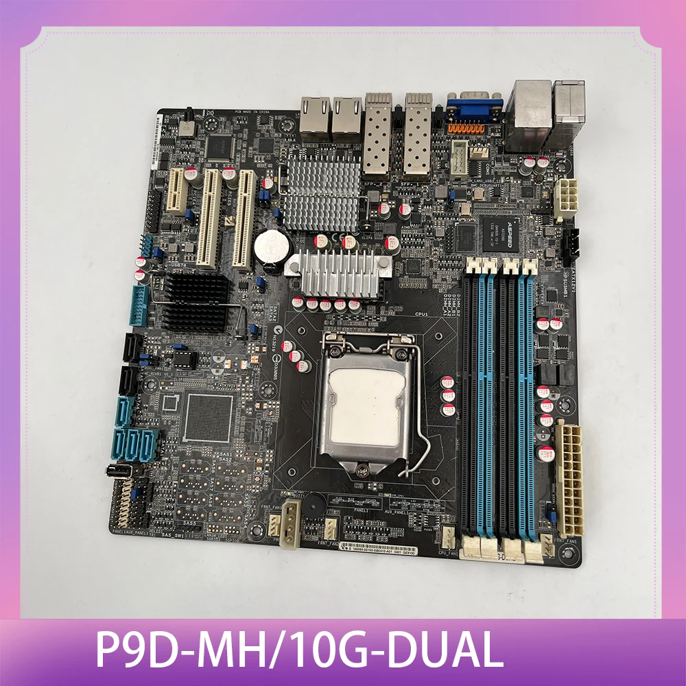 Placa base de servidor 1150 E3-1230 V3 de buena calidad P9D-MH/10G-DUAL