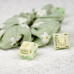 Keygeek Matcha – Interruptores de Teclado Mecánico Prelubricados