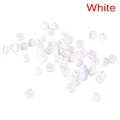 White 50pcs M 12mm