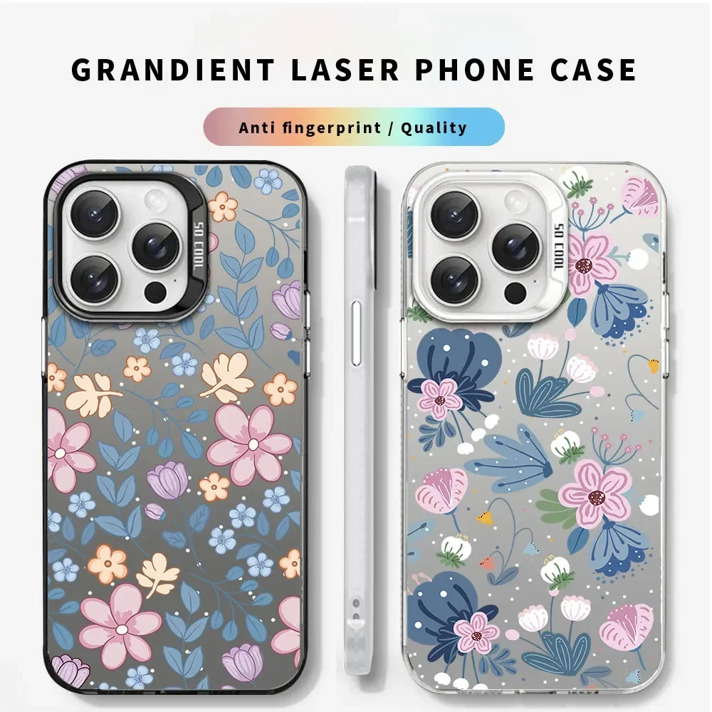 Funda de teléfono para Lenovo K13 Note /Lenovo K13 Pro XT2129, cubierta colorida de plata IMD de lujo, protección láser Aurora a prueba de golpes