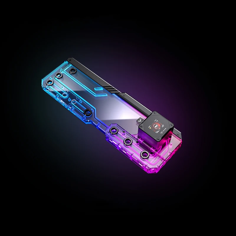 Granzon-placa acrílica astro/depósito de placa para ASUS ROG Hyperion GR701, caja de ordenador/PC, Combo de refrigeración, GC-AS-GR701 de bomba DDC - imagen 2