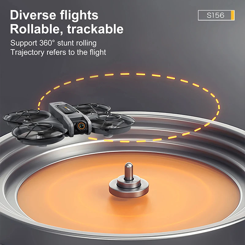 Xiaomi S156 Drone 8K HD 360 °   Cámara dual gran angular con control remoto de pantalla UAV 5G WiFi FPV y cuadricóptero para evitar obstáculos - imagen 4