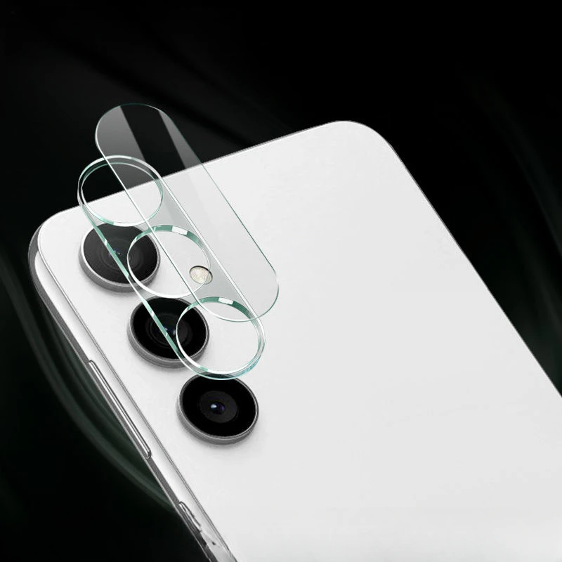 Protector de lente de cámara 3D para Samsung Galaxy S23 FE 5G, cubierta de lente de SM-S711B, Protector de pantalla, lente de cubierta completa, vidrio templado - imagen 4