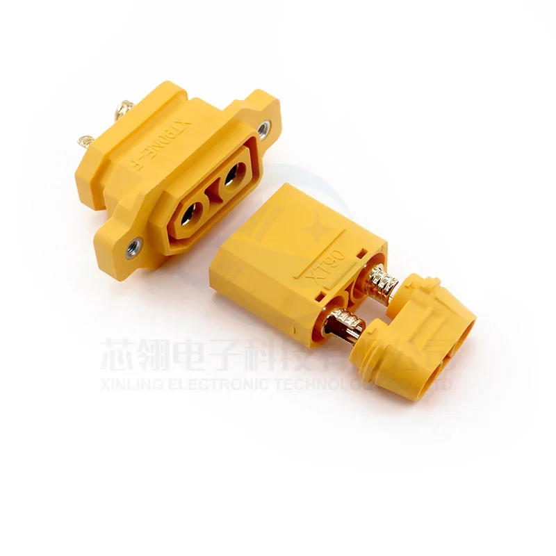 Enchufe macho y hembra fijo de XT90NE-F, modelo de avión chapado en oro, conector de alimentación de carga ESC, batería de litio - imagen 4