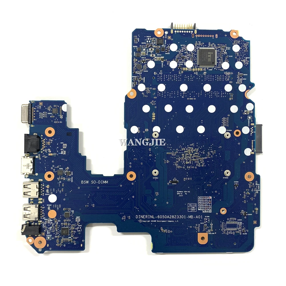 Placa base para portátil HP Pavilion 14-am 240 G5, 858040-001, 858040-501, 858040-601, 6050A2823301-MB-A01, con SR2KN N3060 - imagen 2