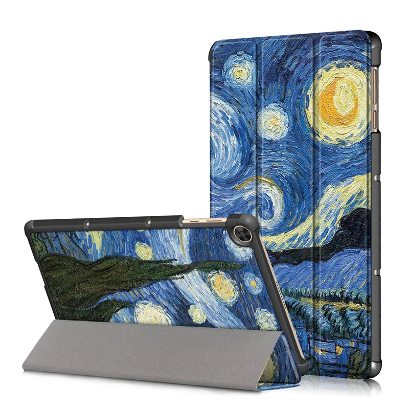 Funda de cuero para tableta Honor Pad X8, cubierta dura pintada con soporte de 1 pulgada, 10, X8 Lite, AGM3-W09HN - imagen 3