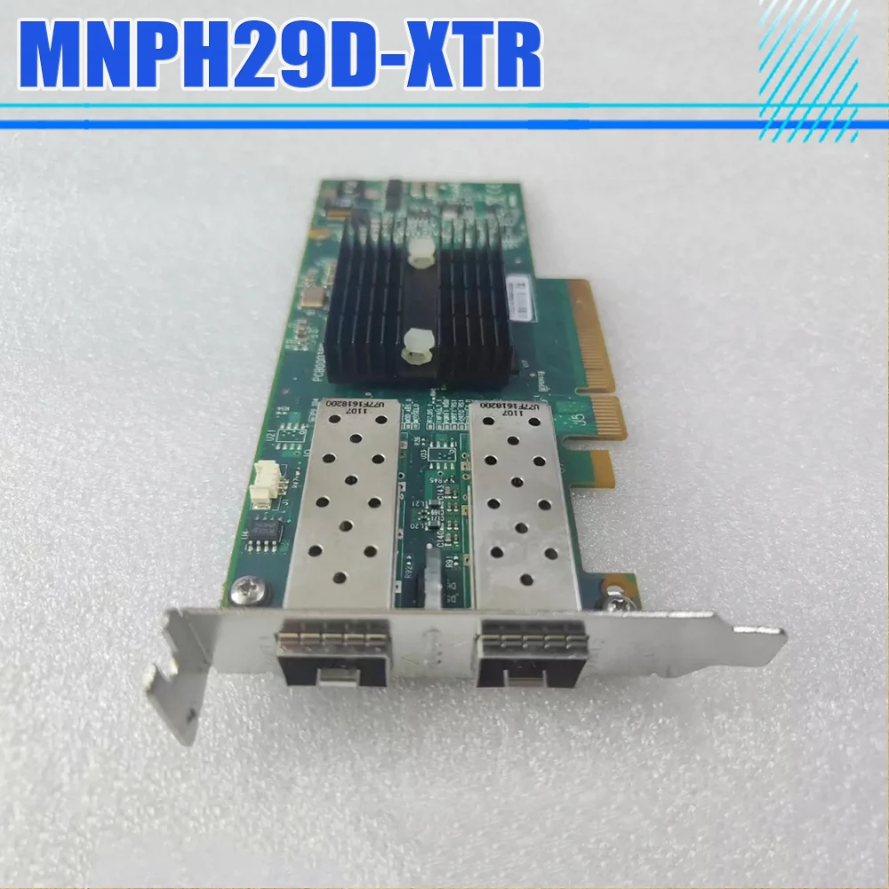 MNPH29D-XTR ConnectX-2 Tarjeta de fibra óptica de 10 Gigabit de doble puerto Win10 sin unidad - imagen 2