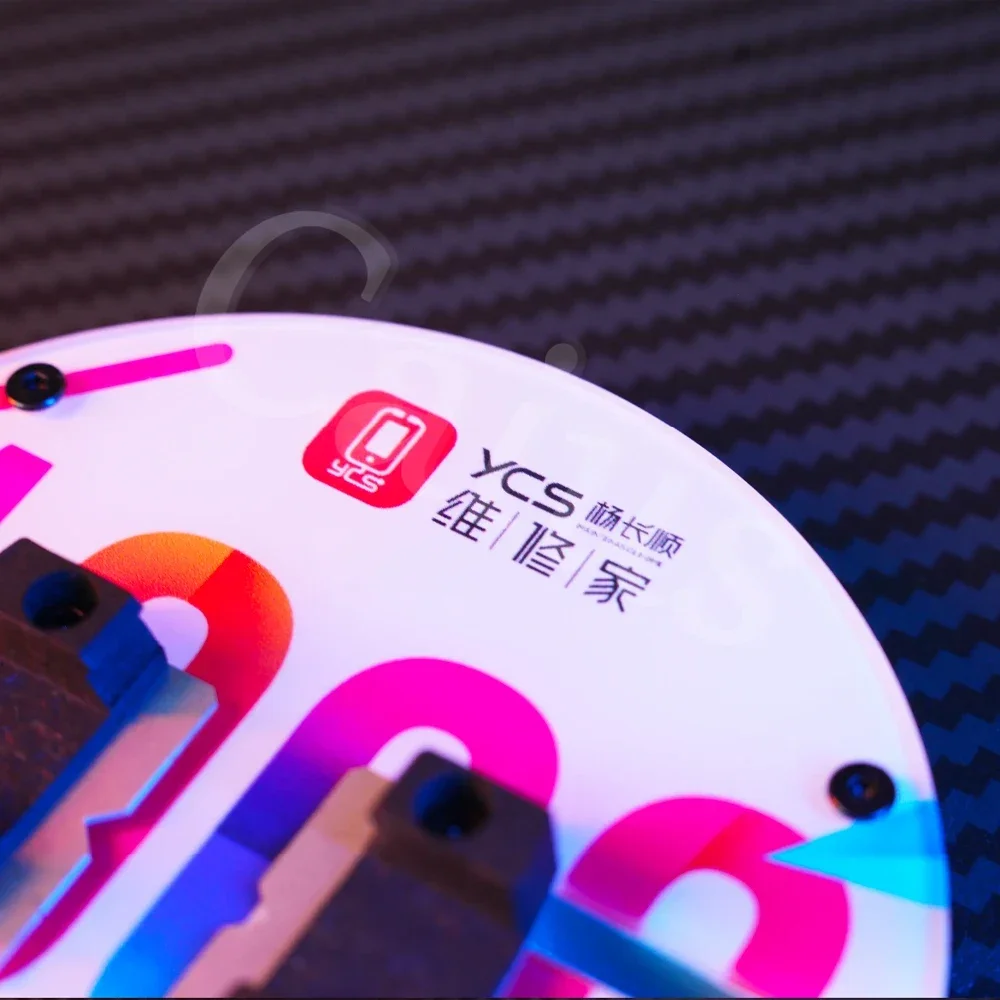 YCS H03 Pro Universal teléfono móvil PCB accesorio Circular placa base soldadura BGA CPU IC Chip Mini pegamento estaño eliminación reparación abrazadera - imagen 4