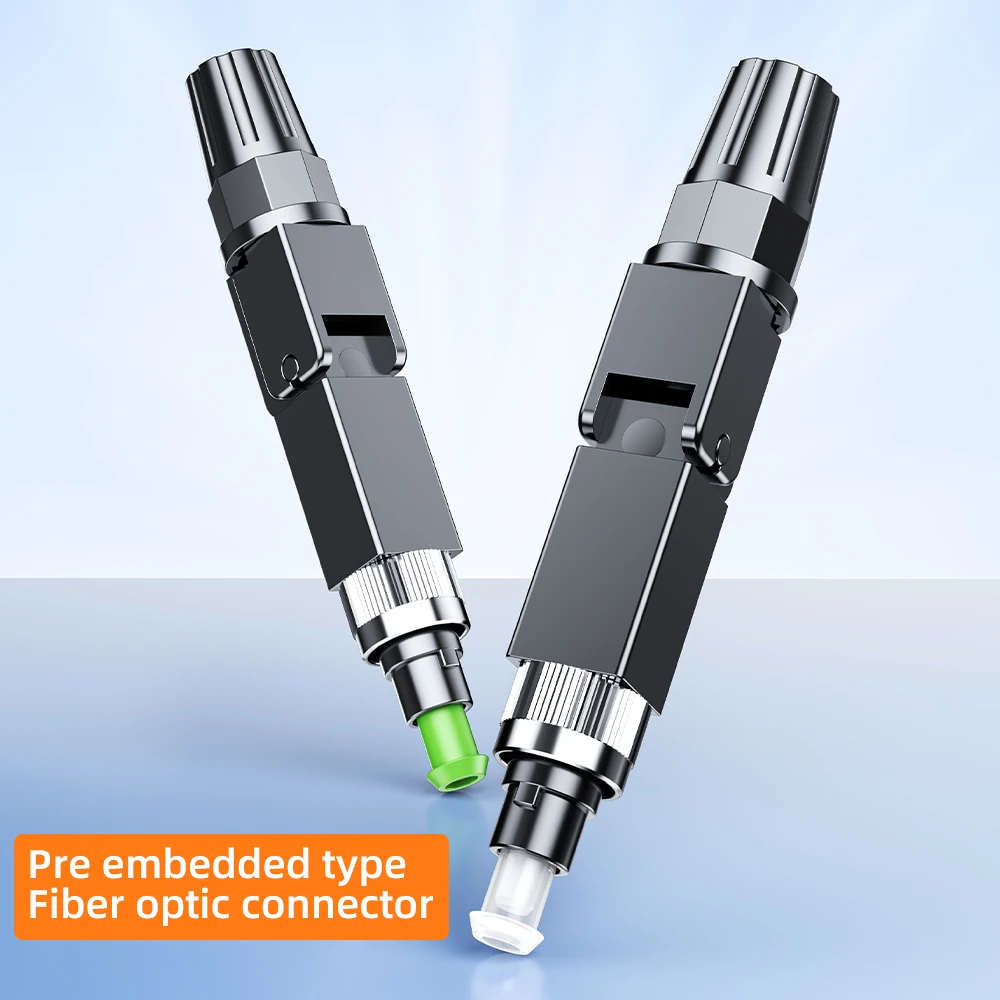 SAIVXIAN 10-100pcsFC-APC FC-UPC Conector rápido Conector rápido de fibra óptica monomodo FC Tipo integrado FTTH - imagen 2