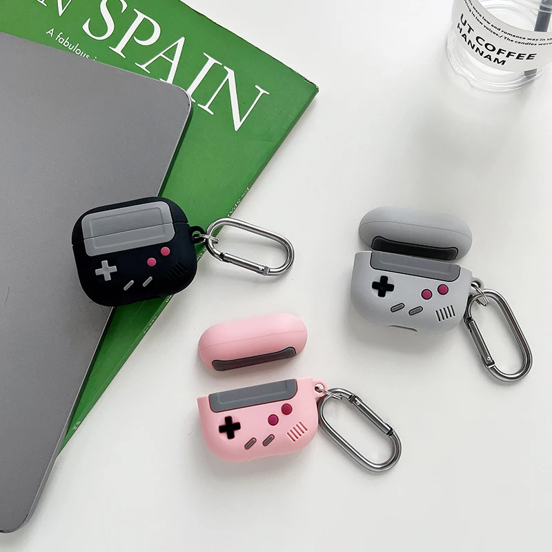 Nueva funda para Airpods Pro 2 3D Gamepad Gameboy accesorios para auriculares funda protectora suave para Airpods 1/2/3