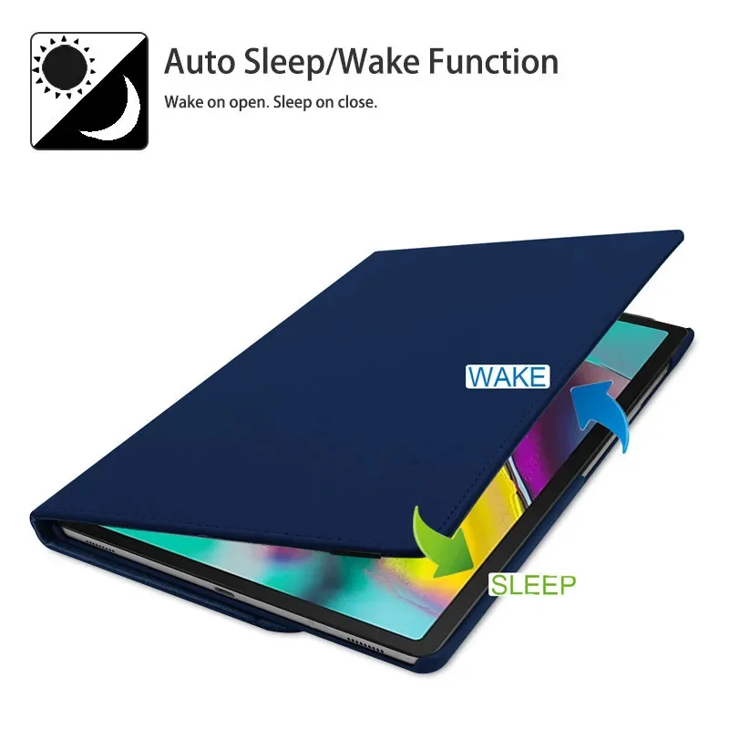 Funda para Lenovo Tab M11 P11 Pro 11,5 2nd 11,2 Plus M10 10,1 Plus 10,6 10,3 Xiaoxin pad 10,6 M9 M8 360 Funda con soporte giratorio - imagen 3