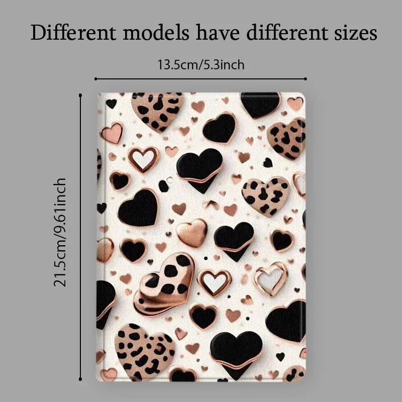 Funda artística con estampado de leopardo y corazón para tableta Samsung Galaxy Tab S11 S10 S9 S8 S7 S6 A11 A9 A8 A7 10,5 10,4 Lite FE Plus pulgadas - imagen 5