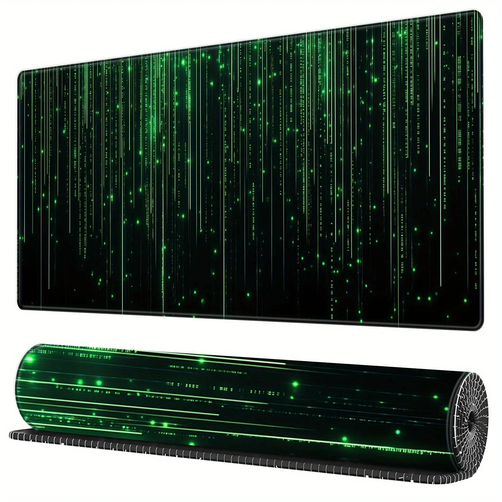 Alfombrilla de ratón para juegos, alfombrilla de ratón láser verde, alfombrilla de escritorio para Gamer, alfombrilla grande para teclado XXL, accesorios de superficie para mesa de ordenador, alfombrilla para ratón