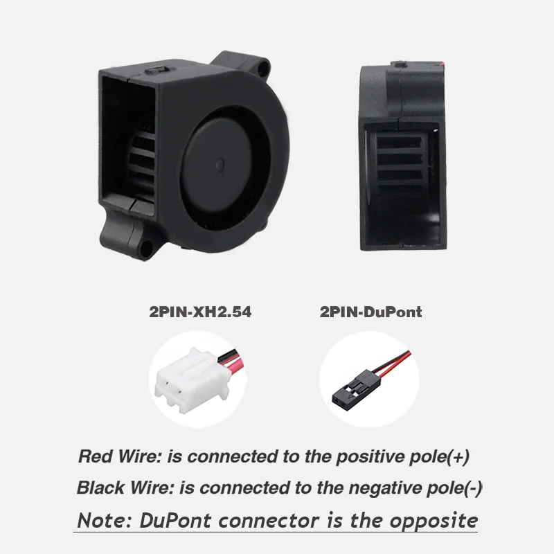 2 unids/lote YOUNUON DC 5V 12V 24V 40mm 40mm x 40mm x 20mm doble rodamiento de bolas ventilador de refrigeración de impresora 3D 4cm 4020 Turbo ventilador enfriador - imagen 4