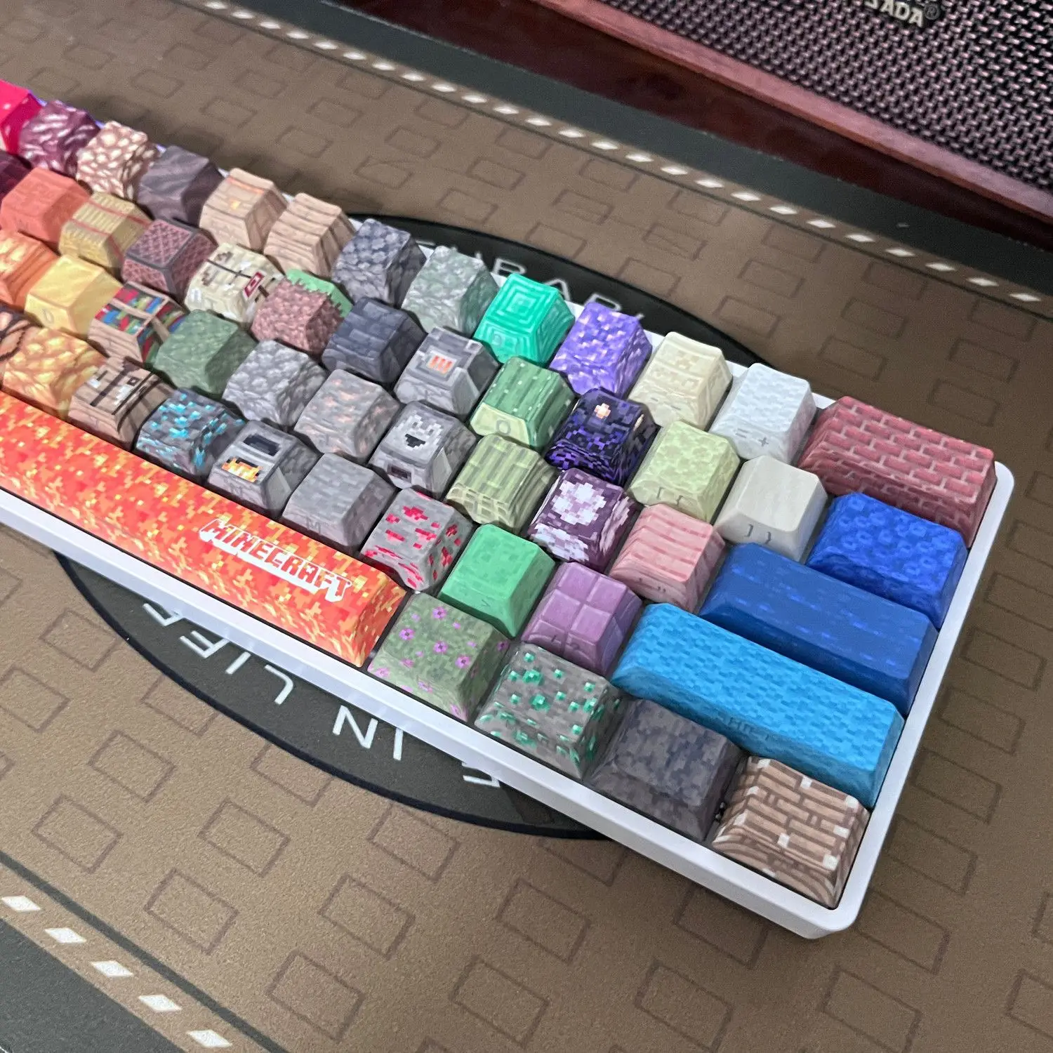 Teclas con tema My World, más de 120 teclas, tapa de tecla con retroiluminación, teclas PBT, teclas Chreey, teclas de teclado mecánico Dye-sub para 64/68/71/108 - imagen 5