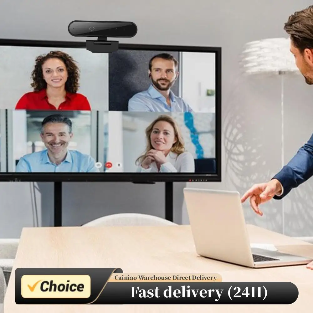 Cámara Web de inicio de identificación 1MP 720P/2MP 1080P para Windows 10/11 USB computadora Webcam computadora cámara Web para computadora portátil