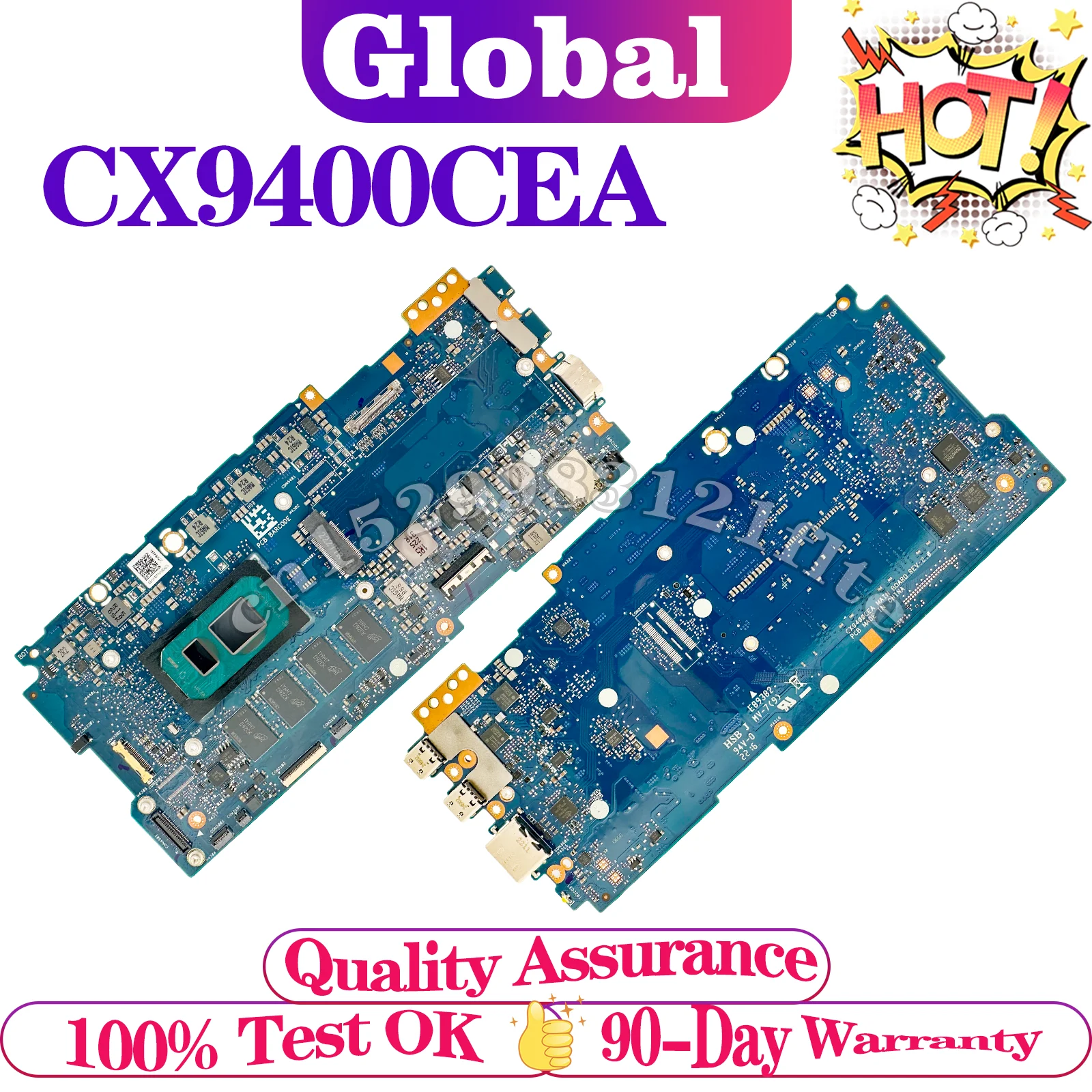 Placa base CX9400 para ASUS Chromebook CX9 CX9400CEA placa base para ordenador portátil i3 i5 i7 11. a generación 8GB/16GB-RAM