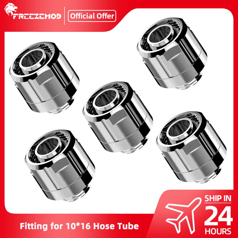 FREEZEMOD Kit de montaje 3/8 manguera suave accesorios de latón 10*16mm tubo OD16mm tubo de PVC torsión G1/4 rosca PC MOD refrigeración por agua GRGKN-H3