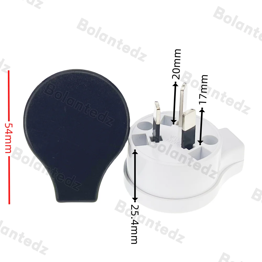 AU Australia Nueva Zelanda enchufe 10A AC cargador adaptador conector Cable alimentación eléctrica adaptador de enchufe macho enchufe desmontable - imagen 3