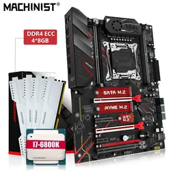 MACHINIST MR9A PRO MAX – Conjunto Placa Base X99 Xeon i7 6800K DDR4