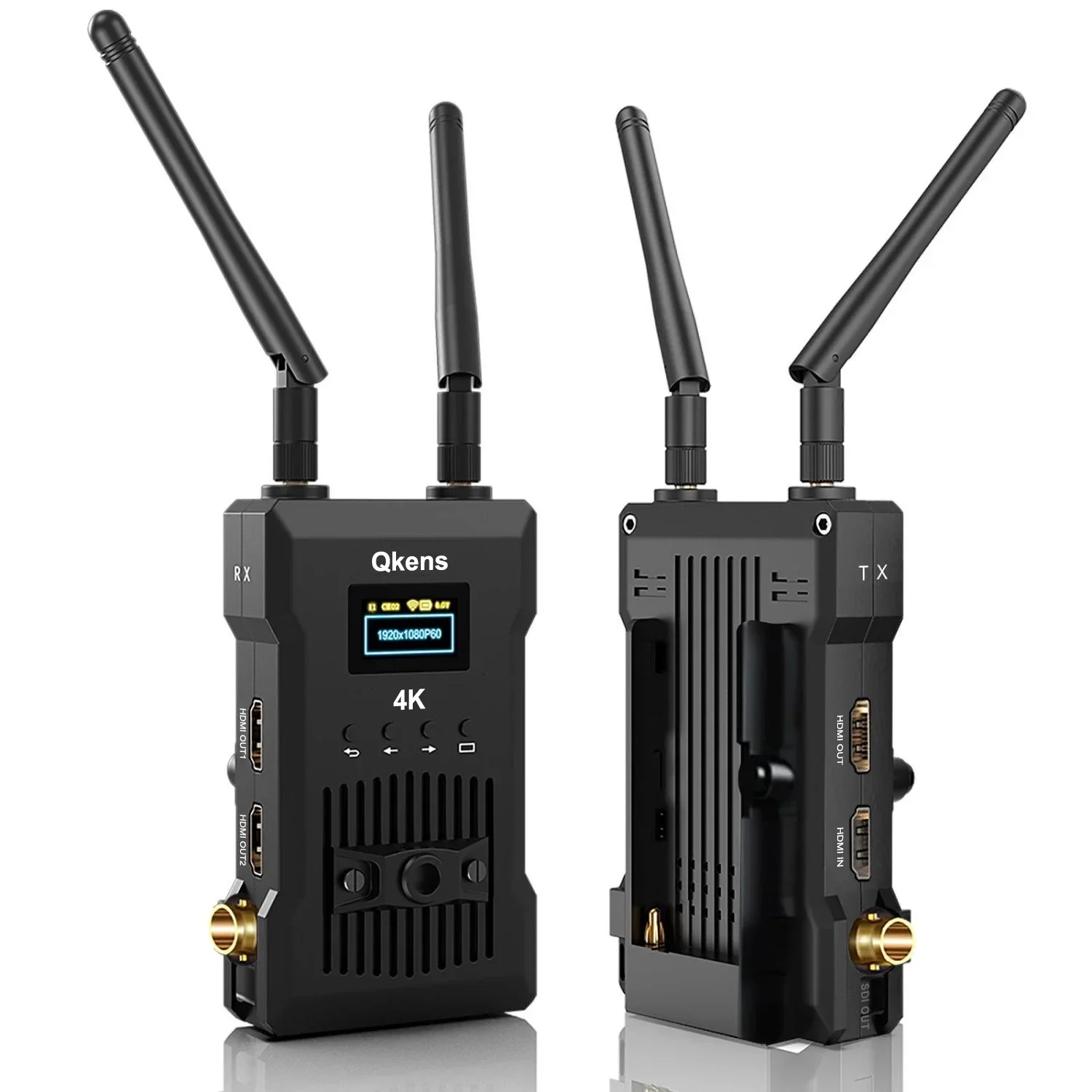 Transmisor y receptor de vídeo inalámbrico SDI de 200m, 1080P, extensor HDMI Dual 4K para ordenador portátil, cámara de PC, transmisión en vivo a Monitor de TV - imagen 3