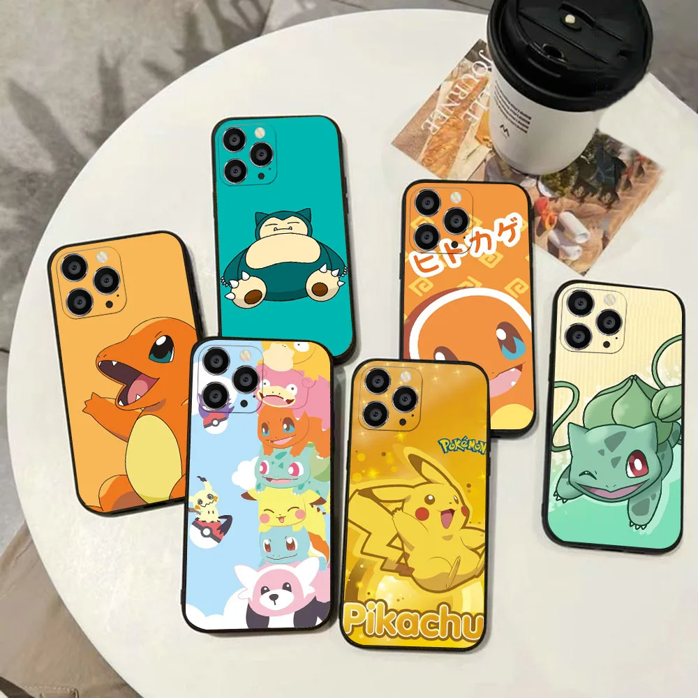 BY-28 lindo Pokemon funda blanda para Xiaomi Poco X3 nfc GT C65 X4 M2 M3 M4 M5 F3 Pocophone F1 F2 C40 Pro - imagen 2