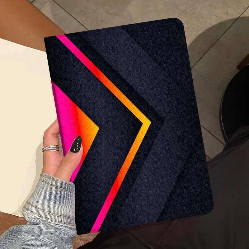 Líneas creativas artísticas para Huawei MediaPad MatePad Air M6 M5 M2 T10s T5 C5e 10 11 12X10,8 SE Pro funda para tableta