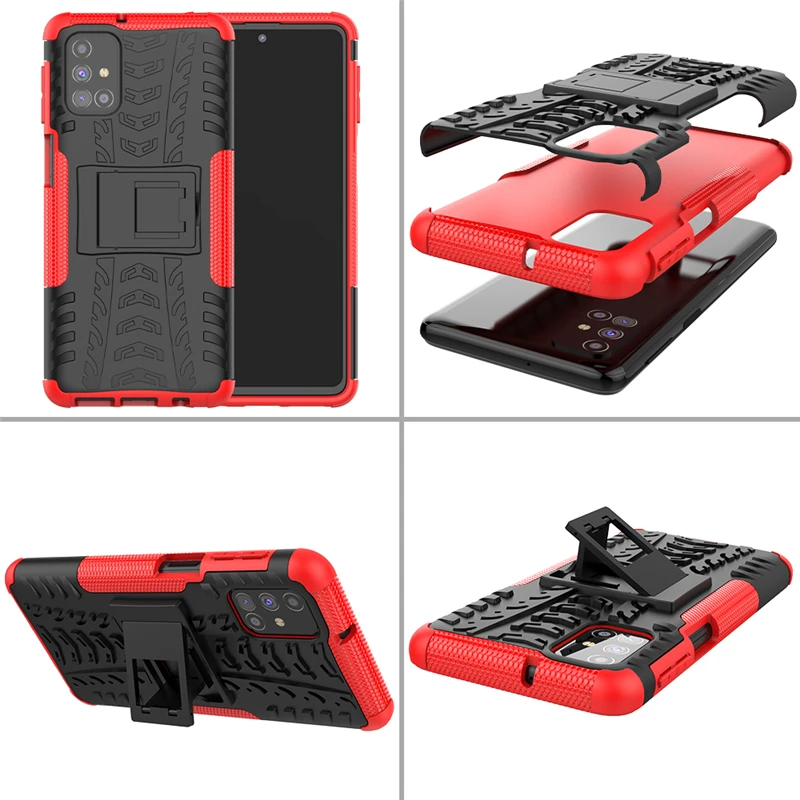 Para Samsung Galaxy M31S Funda Anti-knock Bumper Heavy Duty Armor Contraportada para Samsung M31 S Funda de teléfono de silicona para Samsung M31S - imagen 5