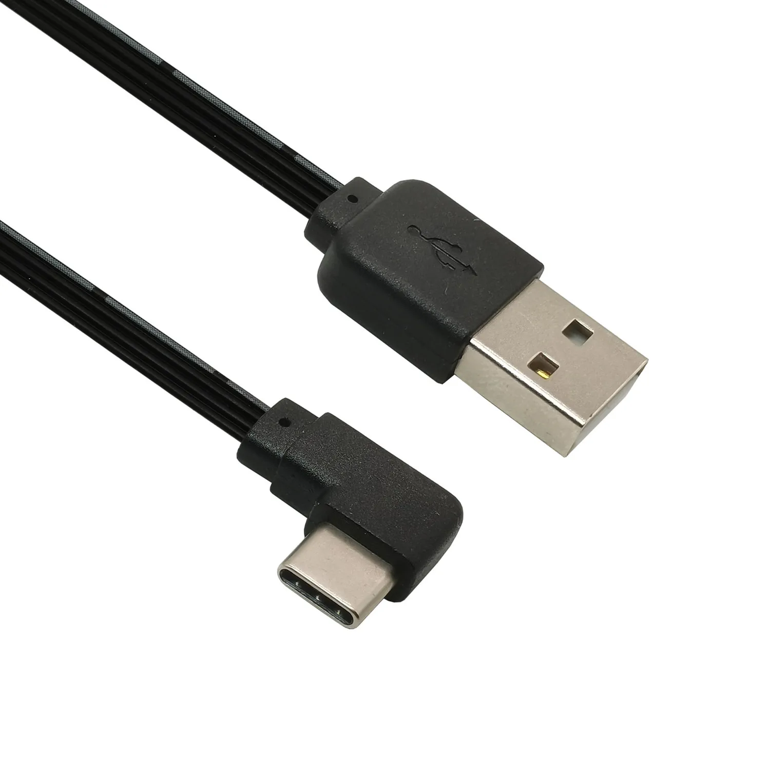 Cable de extensión USB tipo C de ángulo recto, Cable de carga de datos tipo A macho de 90 grados, 0,1 M, 0,2 M, 0,3 M, 1M, 9 combinaciones - imagen 4