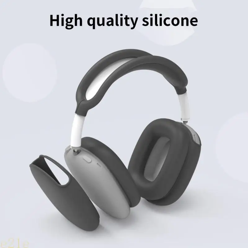 E21E Manga caja silicona resistente impacto para auriculares compatibles con con ajuste seguridad y acceso - imagen 3